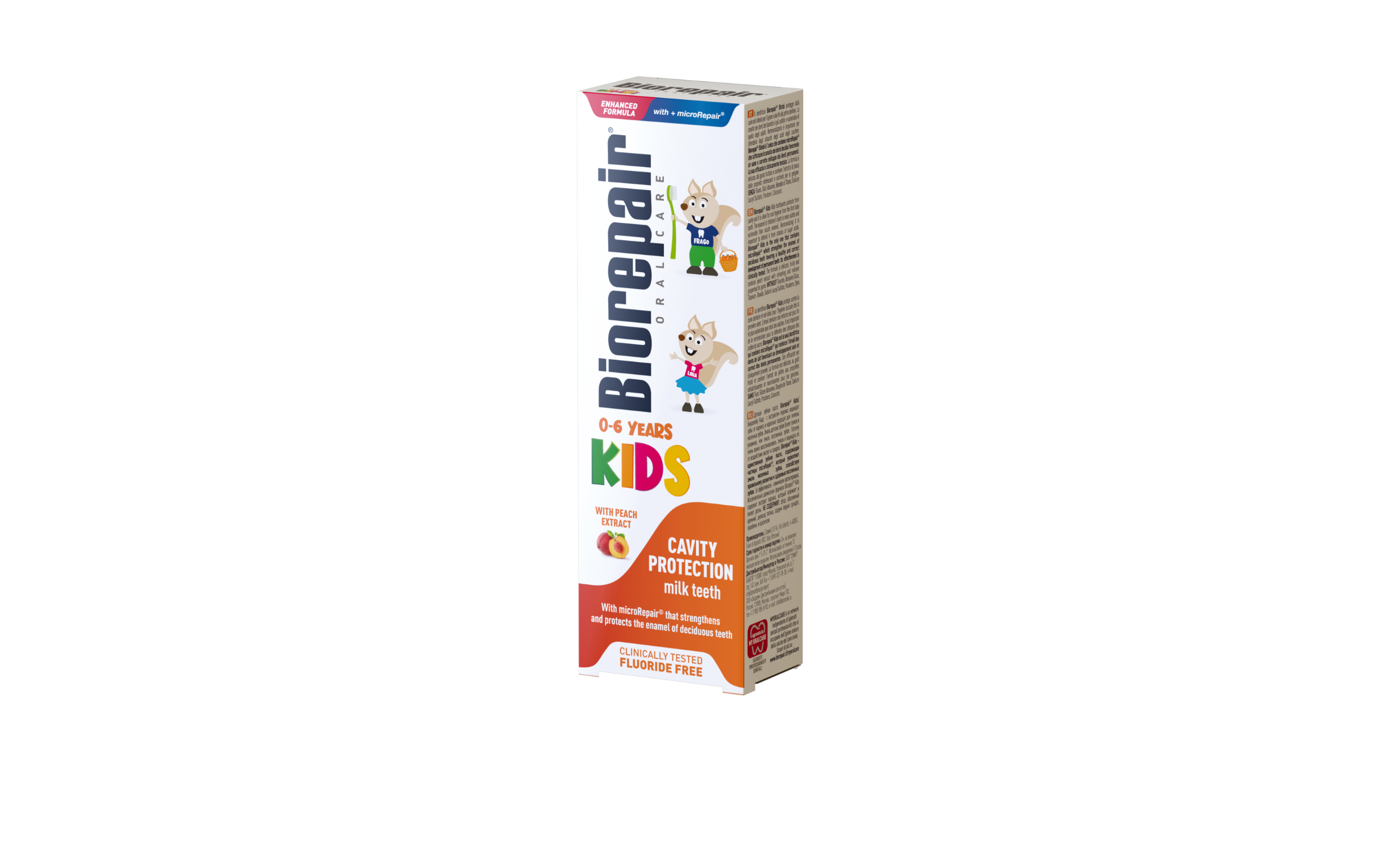 Biorepair® Toothpaste Kids 0/6 age with peach extract