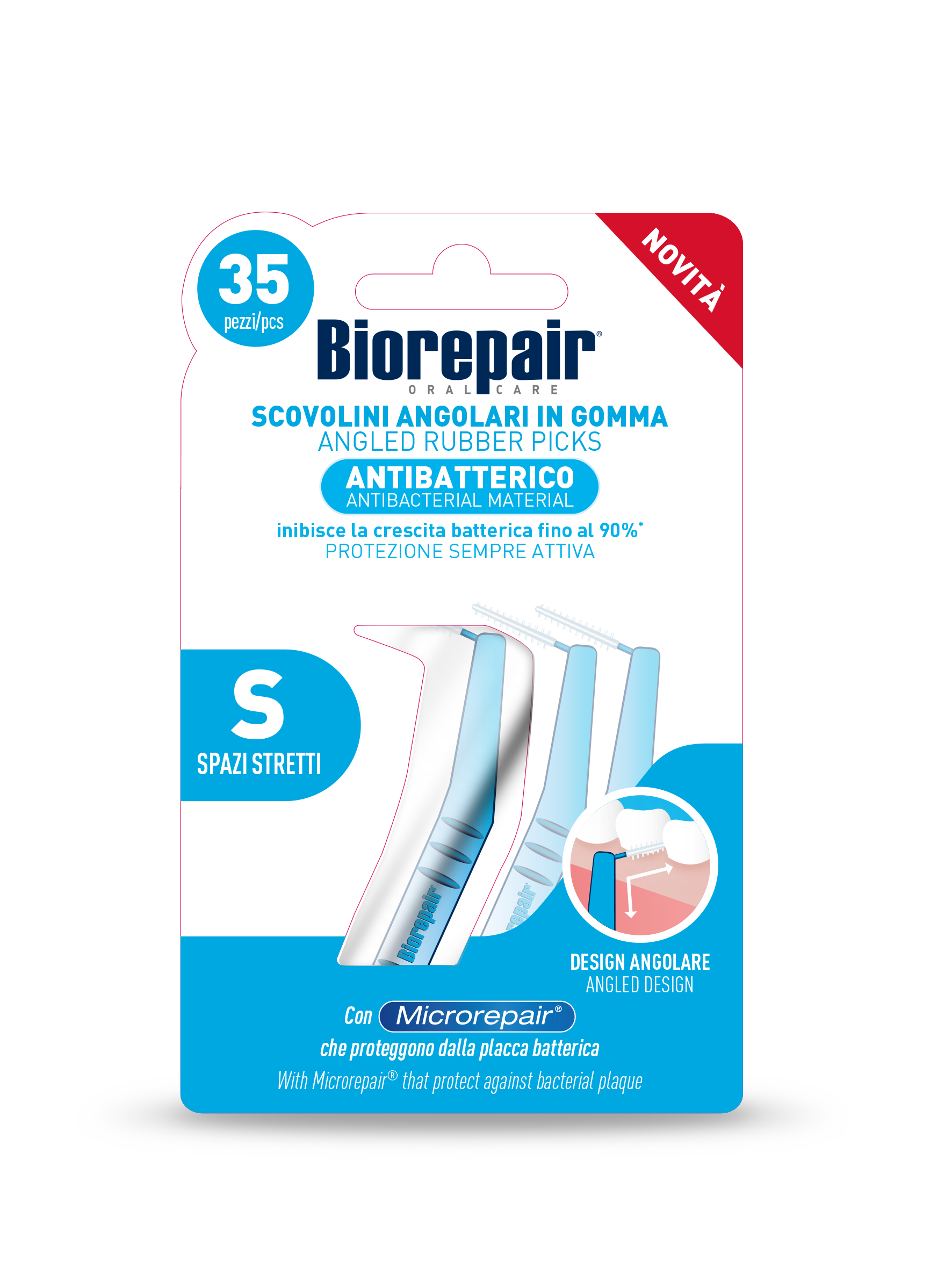 Scovolini in Gomma e Setole, con microRepair Batteriostatico - Biorepair®