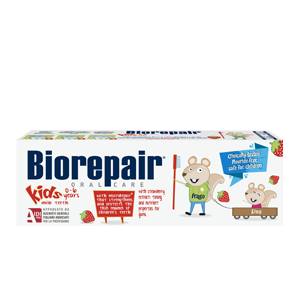 Kids 0/6 age with strawberry extract