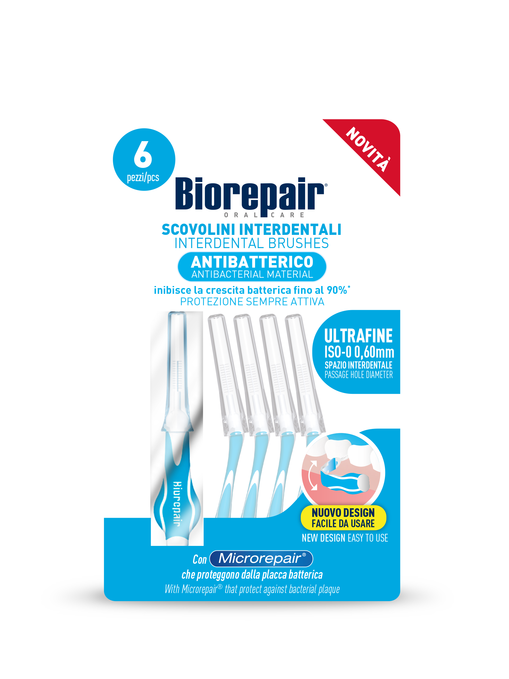 Scovolini Interdentali Cilindrici Ultra Fine microRepair® - Biorepair®